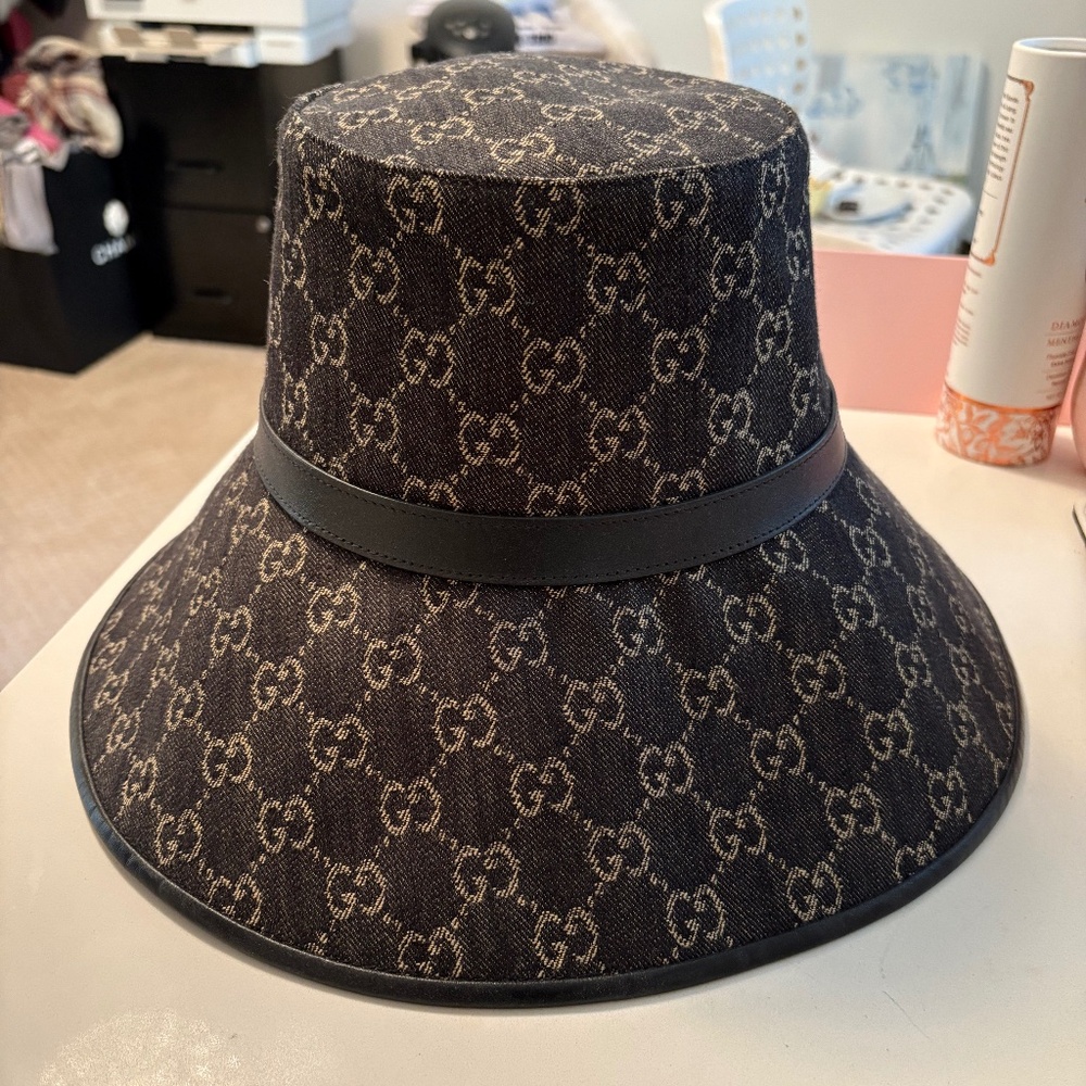 Gucci Denim Tall Bucket Hat